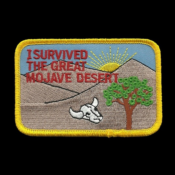 I Survived the Mojave Desert Patch Iron On Joshua - Picture 2 of 3